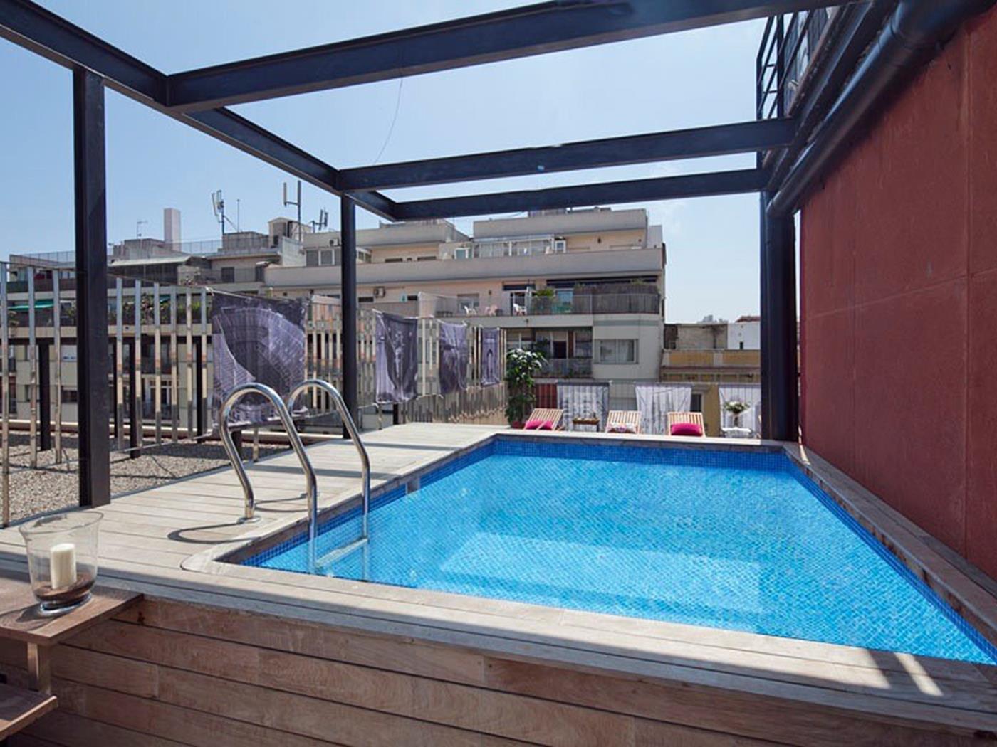 My Space Barcelona Wohnung mit privater Terrasse und Schwimmbad nahe dem Strand - My Space Barcelona Appartementen