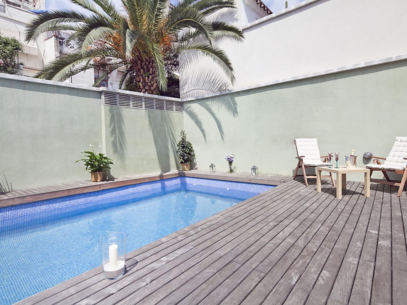 Wohnung mit Terrasse und Schwimmbad in Gràcia - My Space Barcelona Appartementen