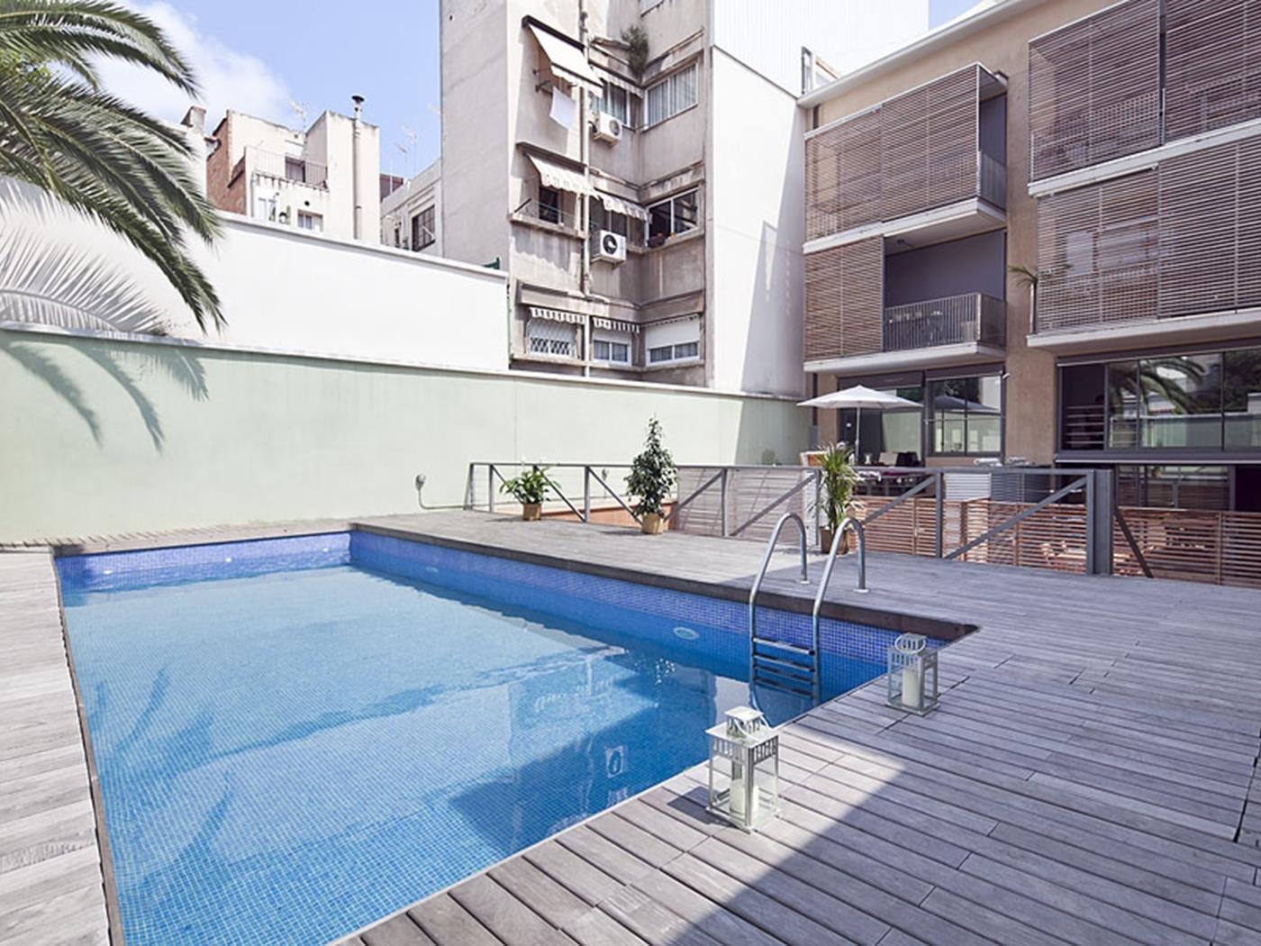 Wohnung mit Terrasse und Schwimmbad in Sagrada Familia - My Space Barcelona Appartementen