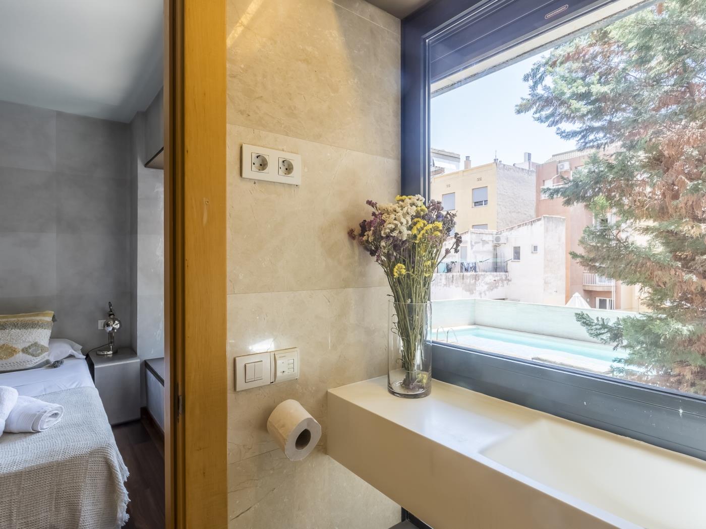 Wohnung mit Terrasse und Schwimmbad in der nähe dem Zentrum - My Space Barcelona Appartementen