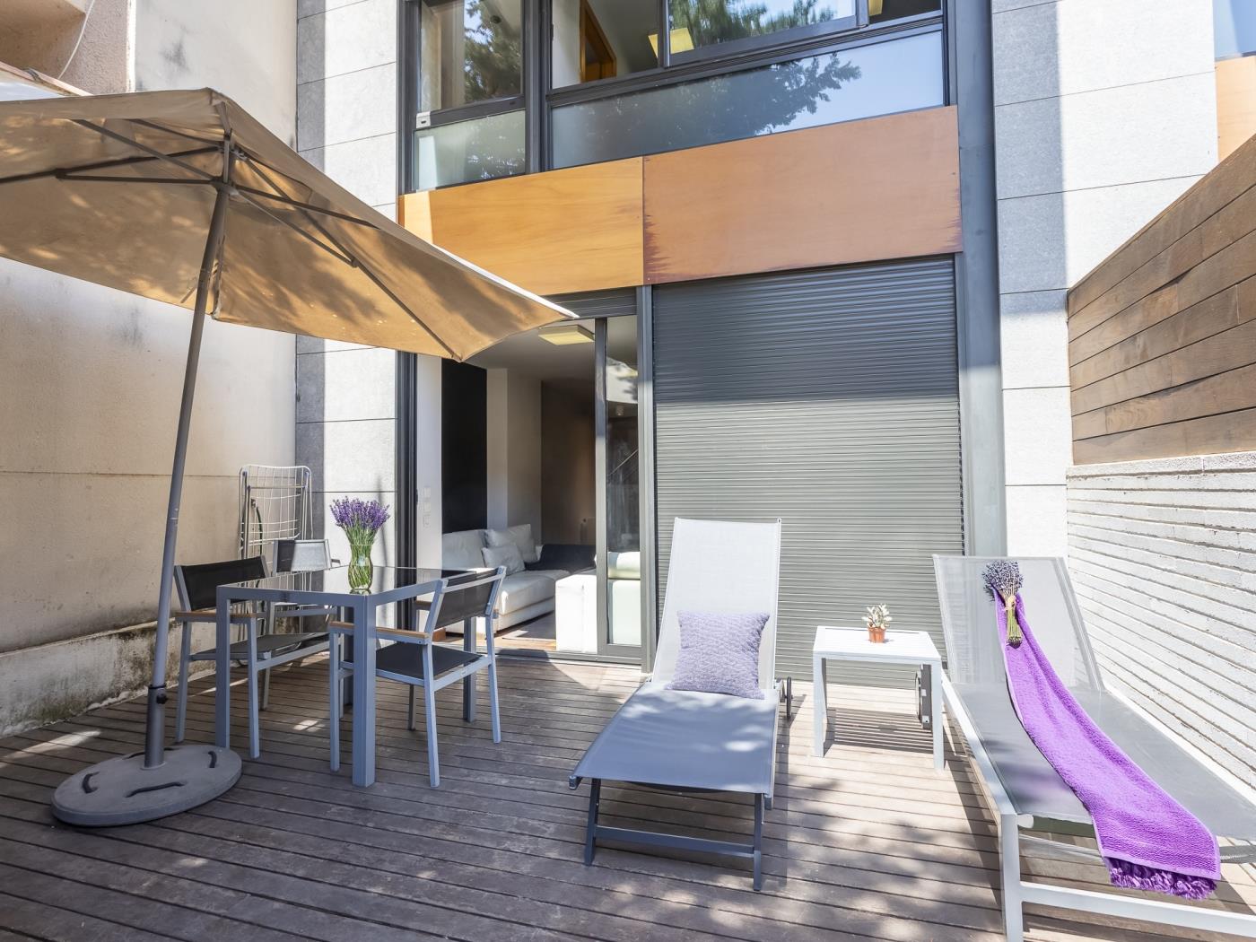 Wohnung mit Terrasse und Schwimmbad in der nähe dem Zentrum - My Space Barcelona Appartementen