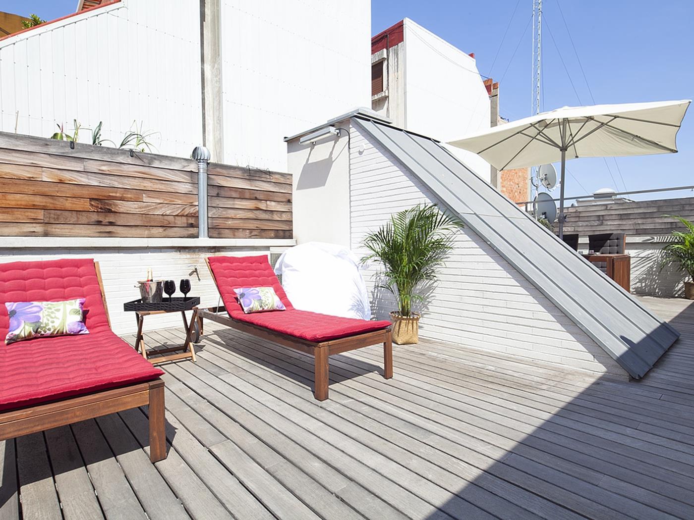 Dachwohnung mit Terrasse und Schwimmbad in der nähe dem Zentrum - My Space Barcelona Appartementen