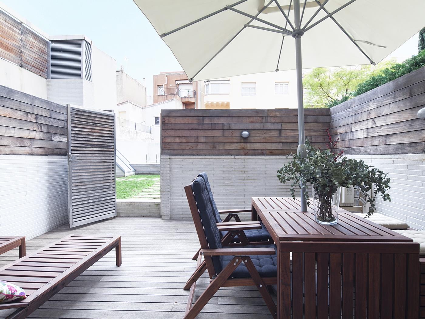 Wohnung mit gemeinsame Garten und Schwimmbad und Terrasse nahe dem Zentrum - My Space barcelona Appartementen