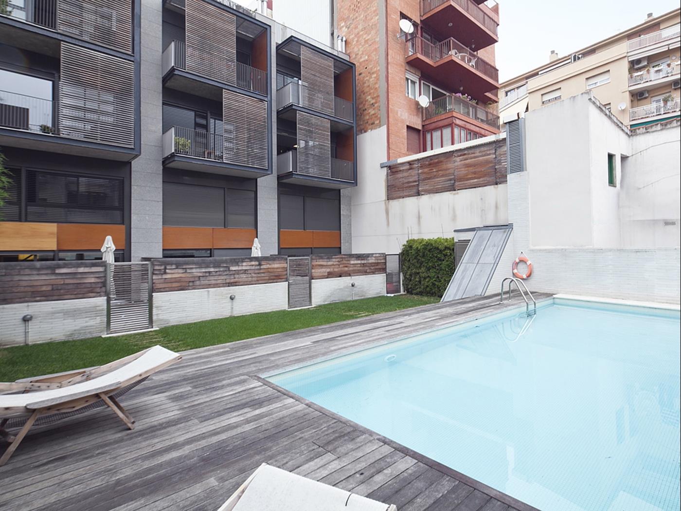 Penthouse mit eigener Terrasse und Gemeinsamer Schwimmbad - My Space Barcelona Appartementen