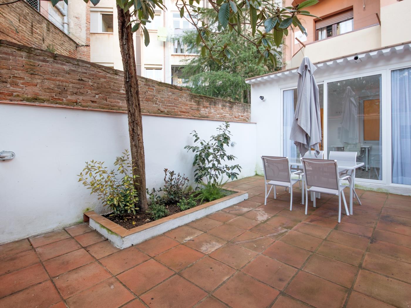 Wohnung mit privater Terrasse im Viertel Gràcia zur monatlichen Vermietung - My Space Barcelona Appartementen