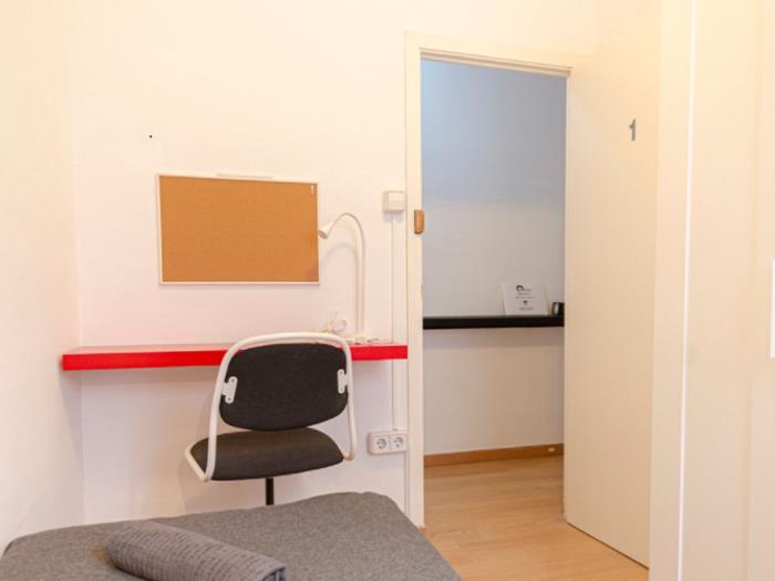 Gemütlich eingerichtetes Einzelzimmer in Hospitalet - My Space Barcelona Appartementen