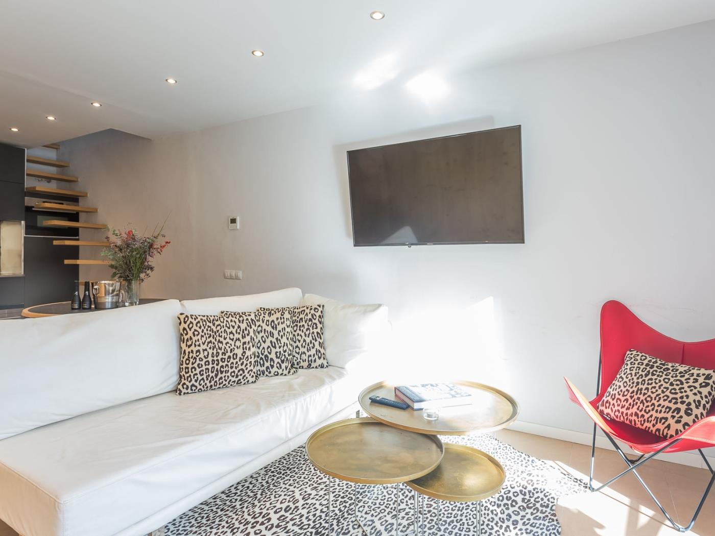 Schönes Apartment mit großer privater Terrasse in Sant Gervasy zur monatlichen A - My Space Barcelona Appartementen