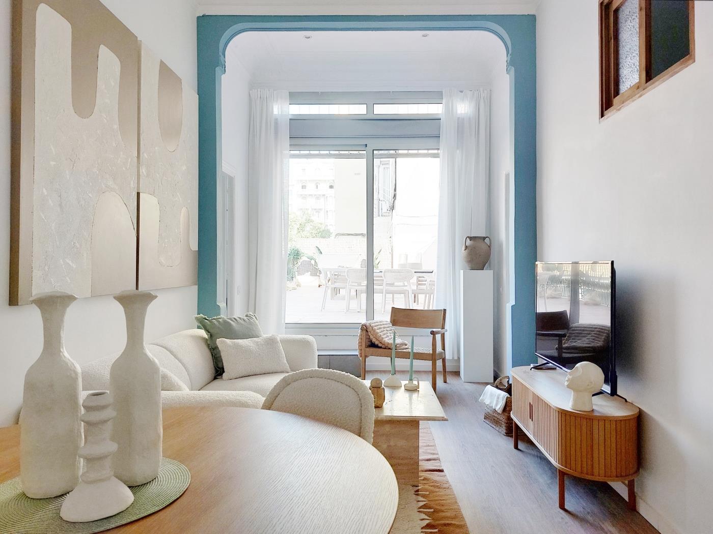 Helle 3‑Zimmer‑Wohnung mit Terrasse im Eixample von Barcelona - My Space Barcelona Appartementen